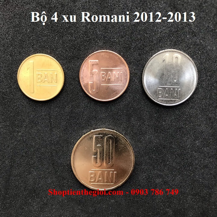 Bộ 4 xu Romani 2012-2013 - SP005165